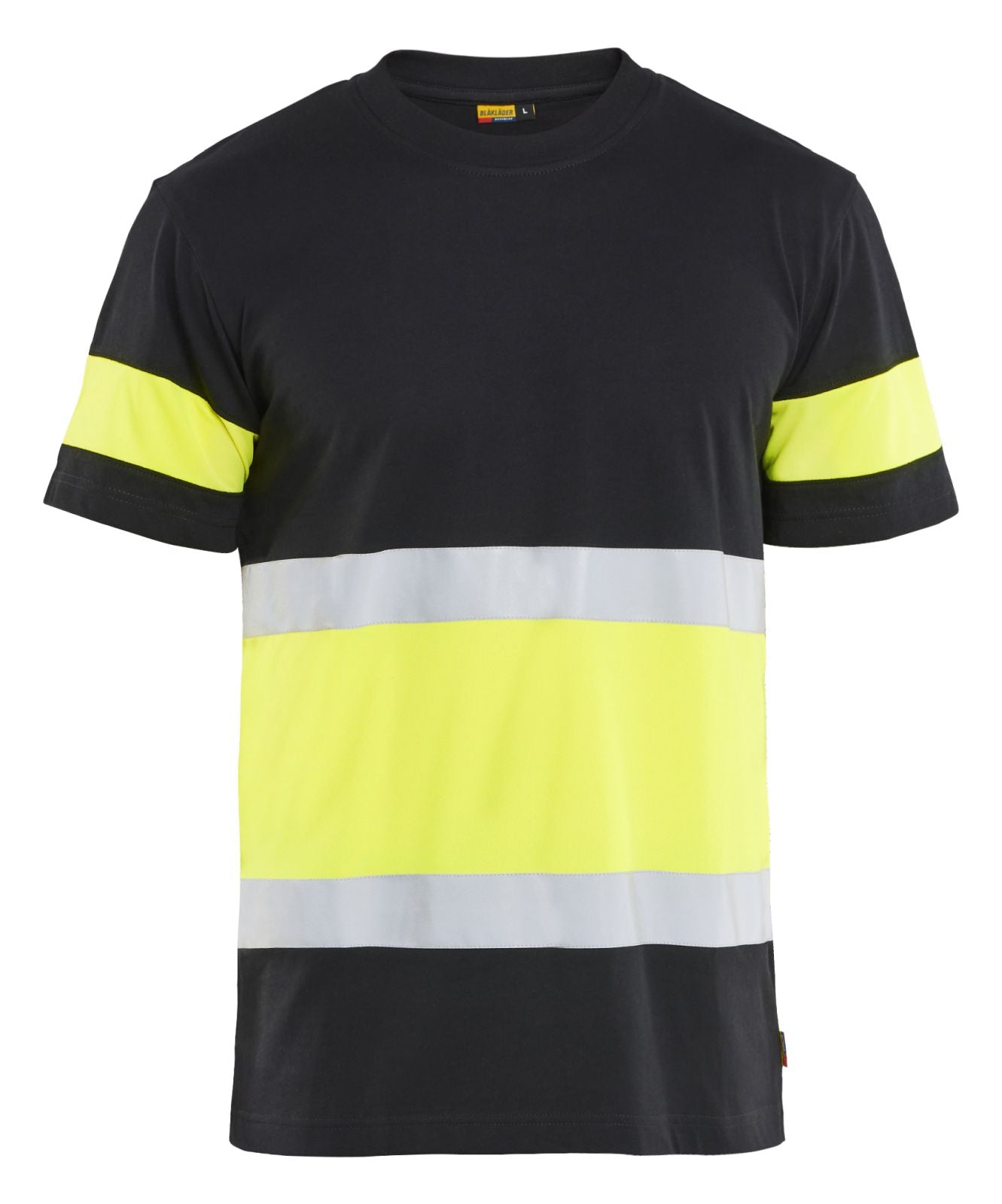 Blaklader T-shirts 33871030 HiVis zwart-geel(9933)
