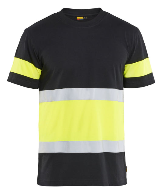 Blaklader T-shirts 33871030 HiVis zwart-geel(9933)
