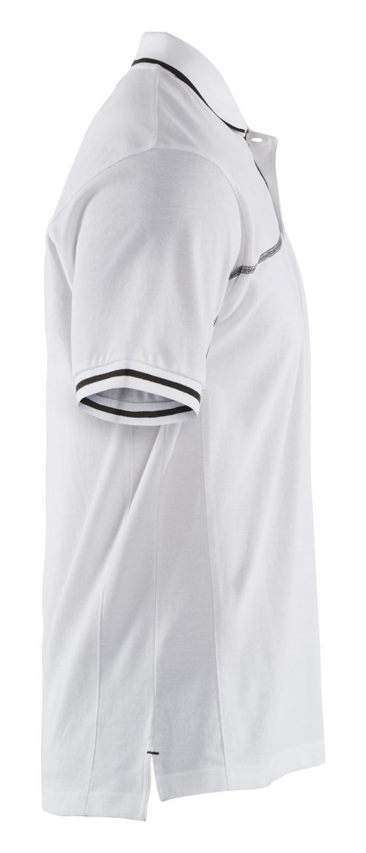 Blaklader Poloshirts 33891050 wit-donkergrijs(1098)