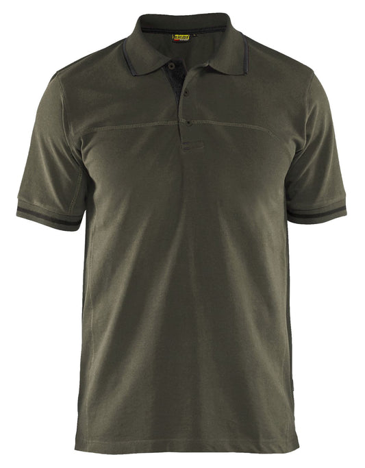 Blaklader Poloshirts 33891050 groen-zwart(4599)