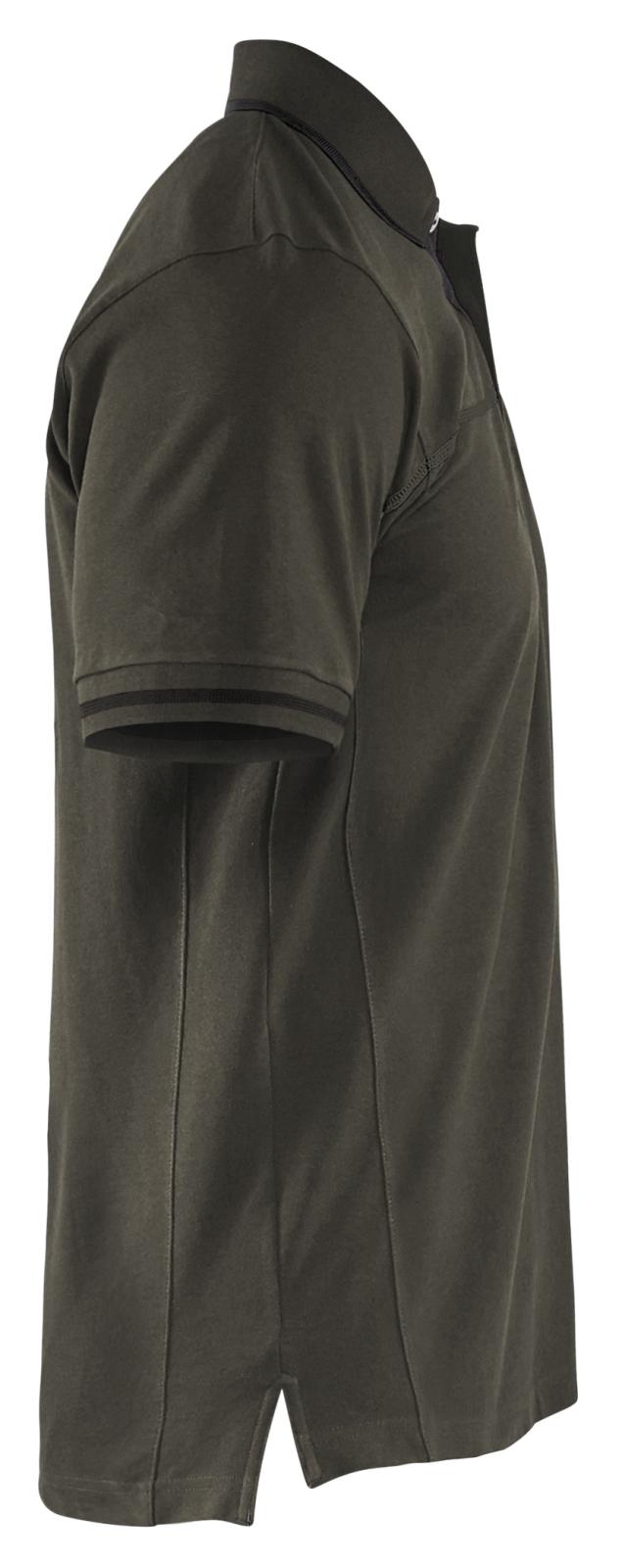 Blaklader Poloshirts 33891050 groen-zwart(4599)