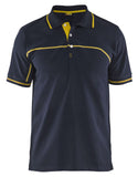Blaklader Poloshirts 33891050 donkerblauw-geel(8635)