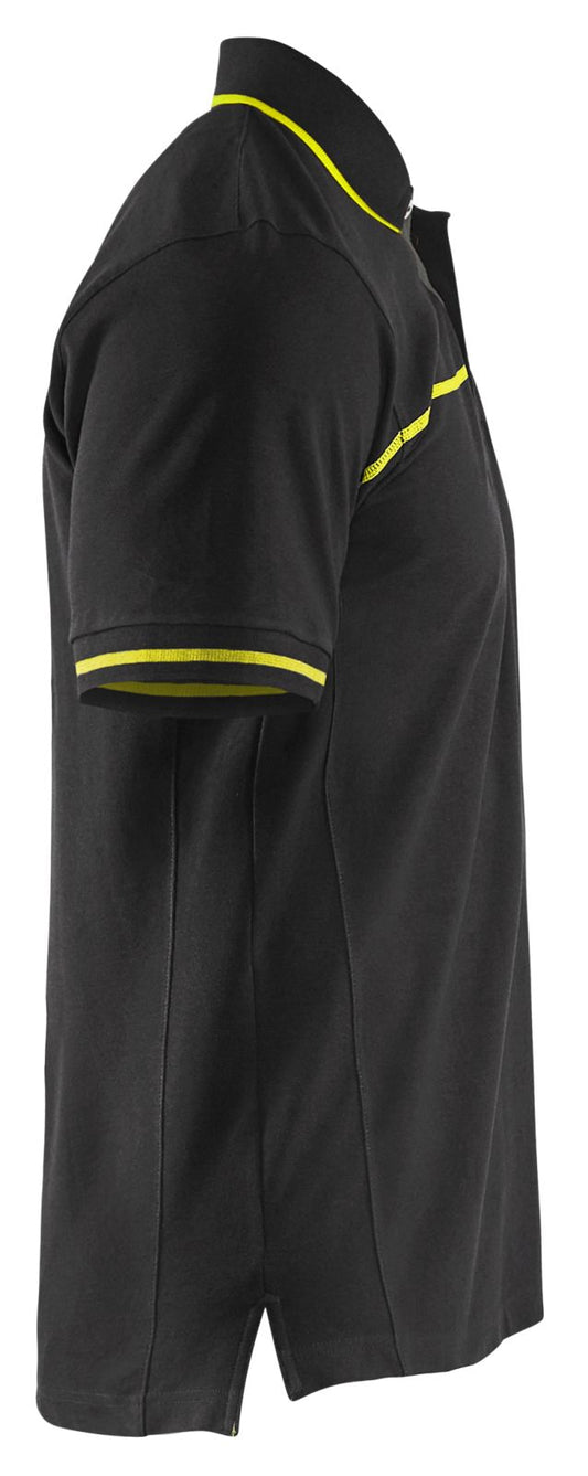 Blaklader Poloshirts 33891050 zwart-fluo geel(9933)