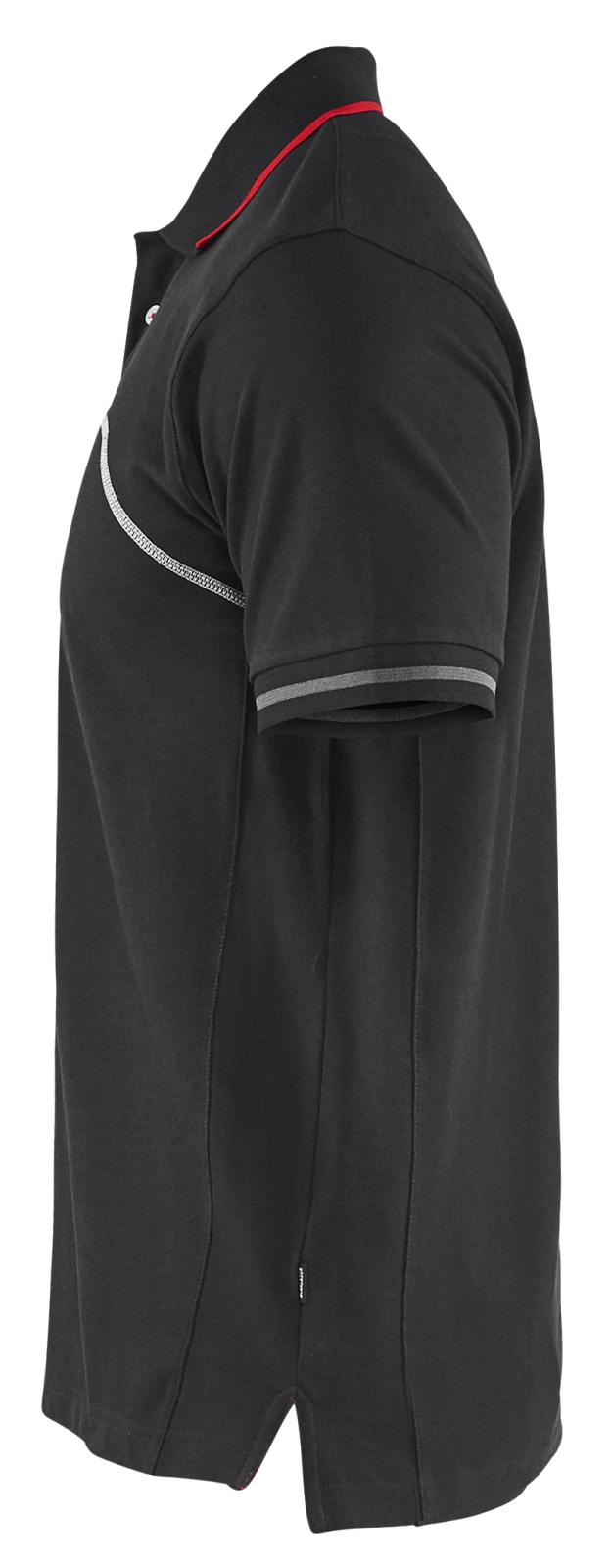 Blaklader Poloshirts 33891050 zwart-rood(9956)