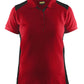 Blaklader Poloshirts 33901050 rood-zwart(5699)