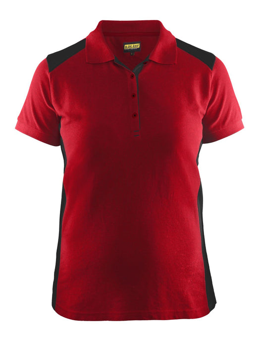 Blaklader Poloshirts 33901050 rood-zwart(5699)
