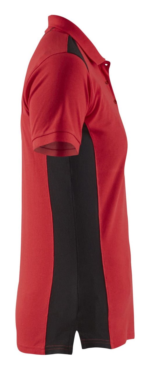 Blaklader Poloshirts 33901050 rood-zwart(5699)