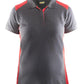 Blaklader Poloshirts 33901050 grijs-rood(9456)