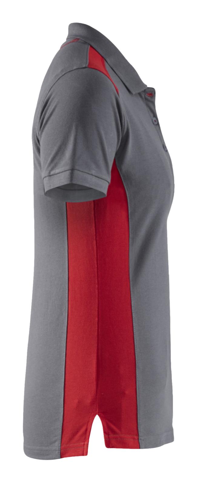 Blaklader Poloshirts 33901050 grijs-rood(9456)