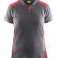 Blaklader Poloshirts 33901050 grijs-rood(9456)