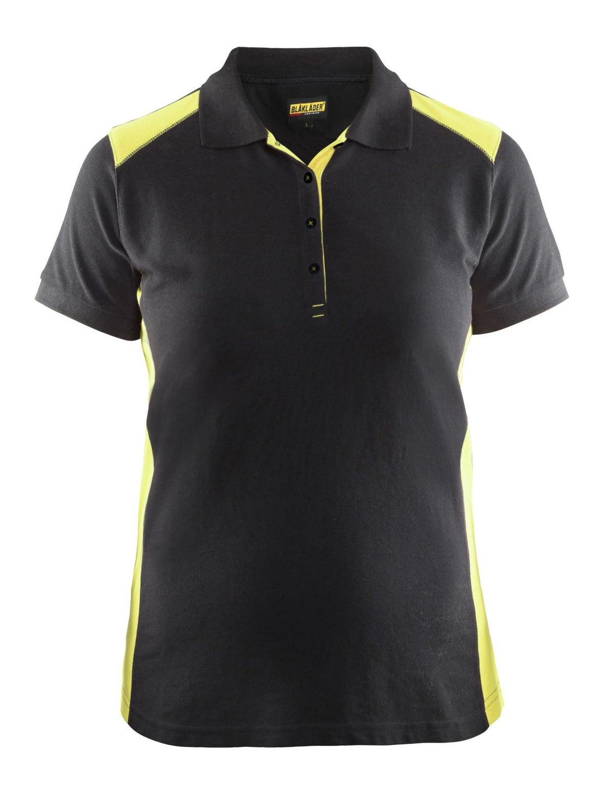 Blaklader Poloshirts 33901050 zwart-geel(9933)