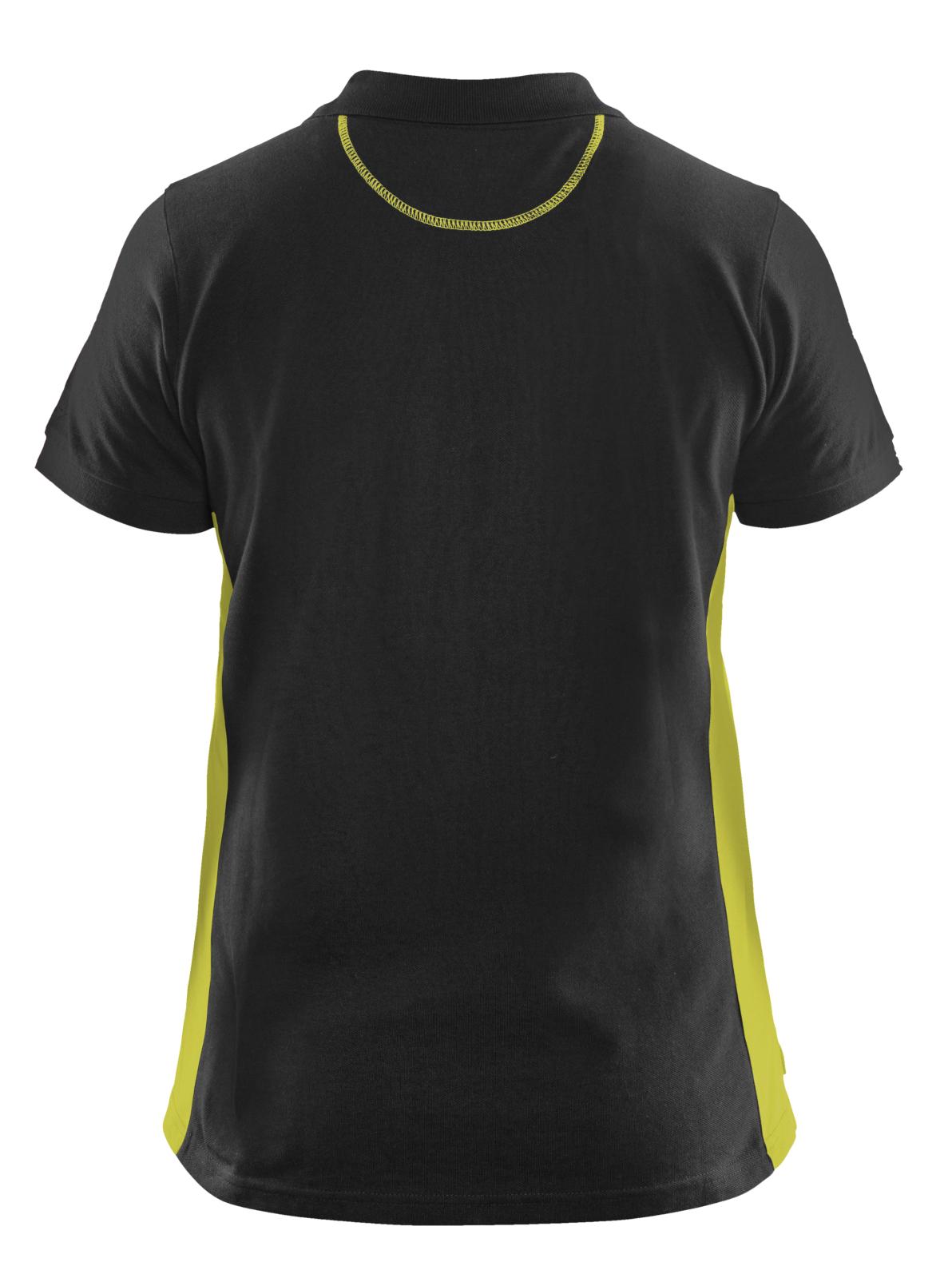 Blaklader Poloshirts 33901050 zwart-geel(9933)