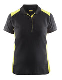 Blaklader Poloshirts 33901050 zwart-geel(9933)