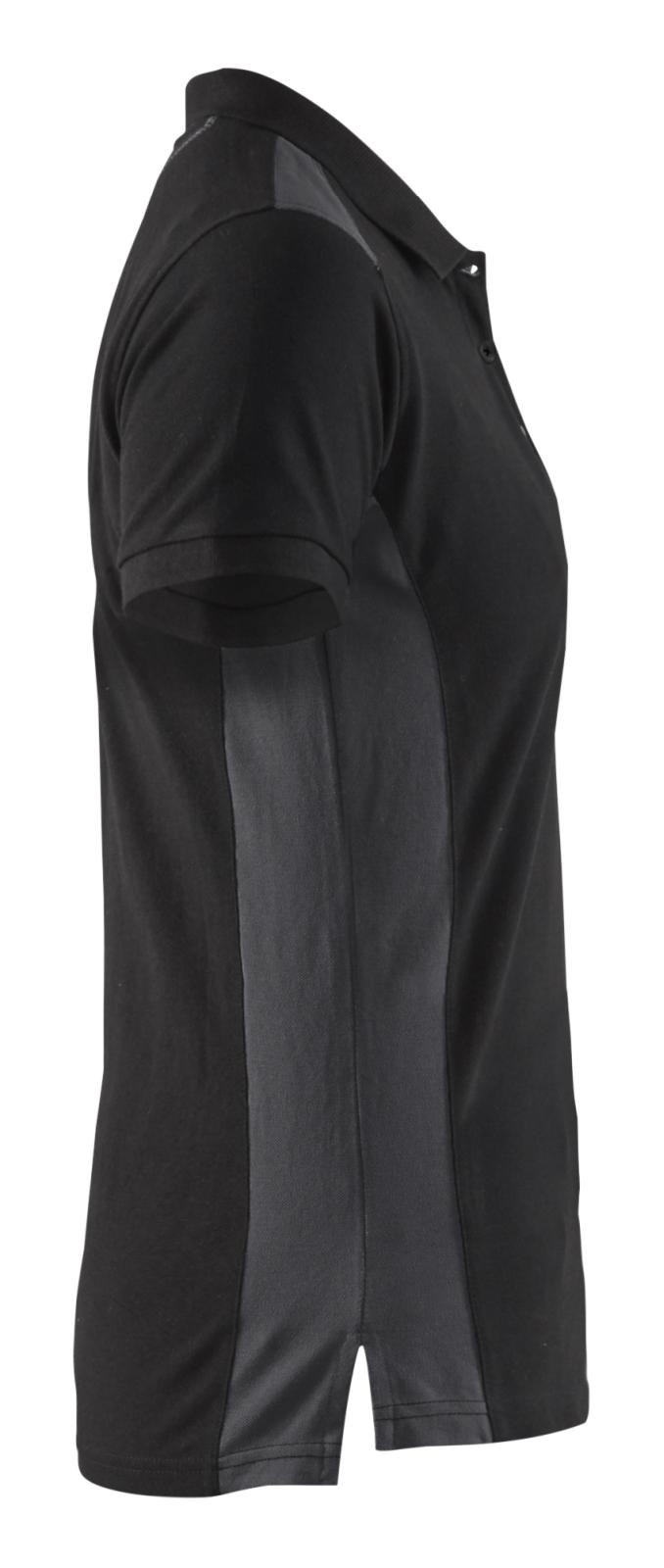 Blaklader Poloshirts 33901050 zwart-donkergrijs(9998)