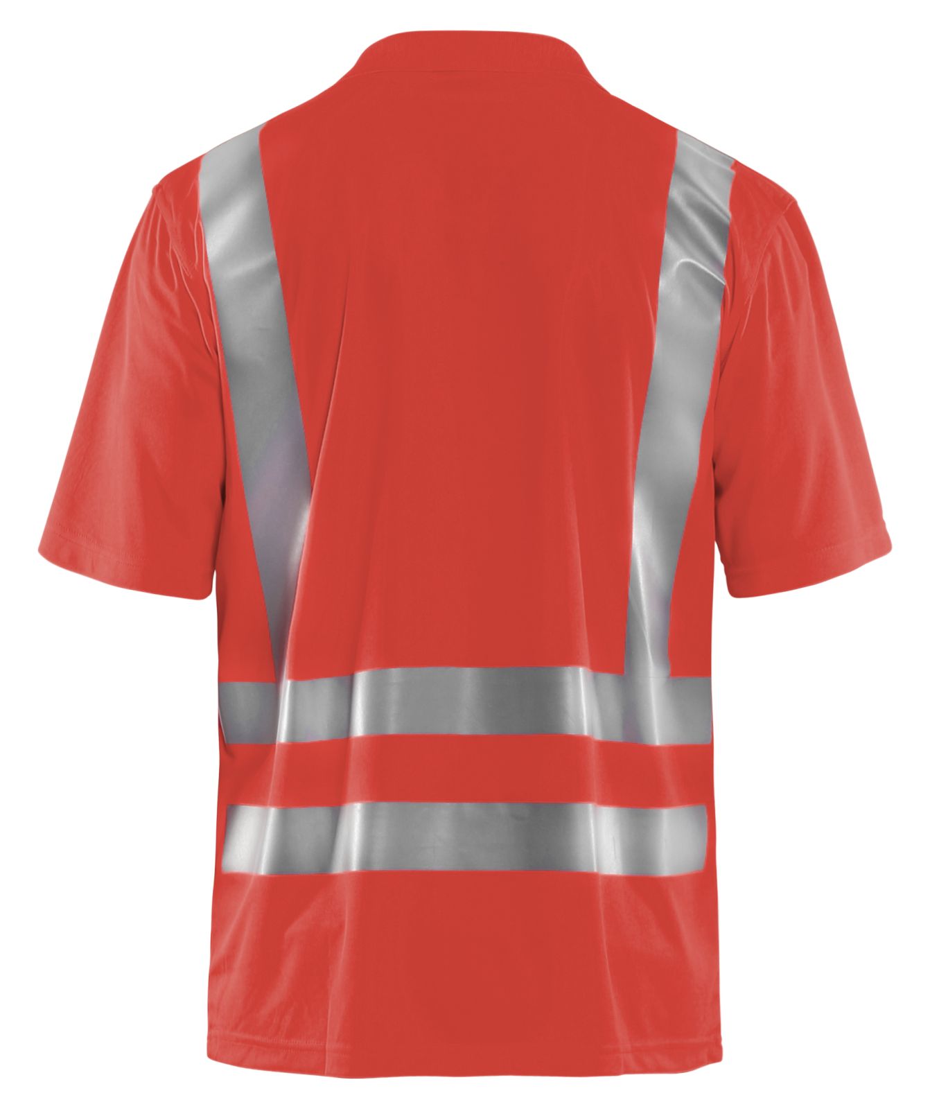 Blaklader Poloshirts 33911011 HiVis UPF40+ UV fluo-rood(5500)