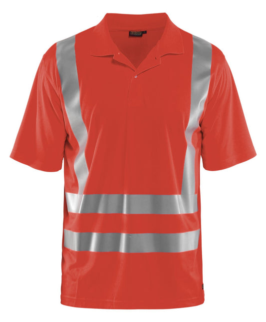 Blaklader Poloshirts 33911011 HiVis UPF40+ UV fluo-rood(5500)