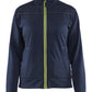 Blaklader Service Dames Sweaters 33942526 rits donker marineblauw-fluo geel(8633)