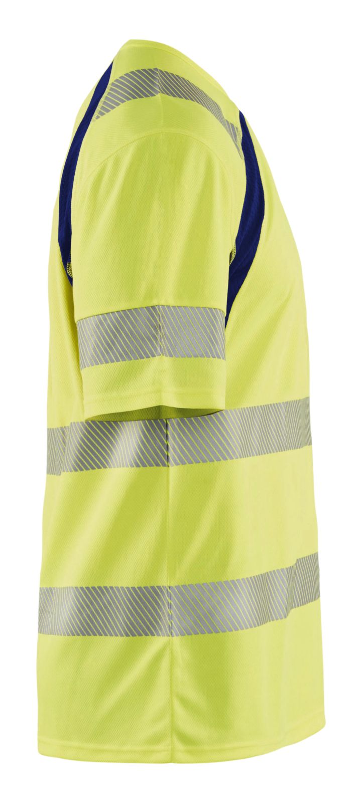 Blaklader T-shirts 33971013 HiVis UPF40+ UV fluo geel-marineblauw(3389)
