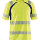 Blaklader T-shirts 33971013 HiVis UPF40+ UV fluo geel-marineblauw(3389)