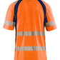Blaklader T-shirts 33971013 HiVis UPF40+ UV fluo oranje-marineblauw(5389)