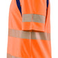 Blaklader T-shirts 33971013 HiVis UPF40+ UV fluo oranje-marineblauw(5389)