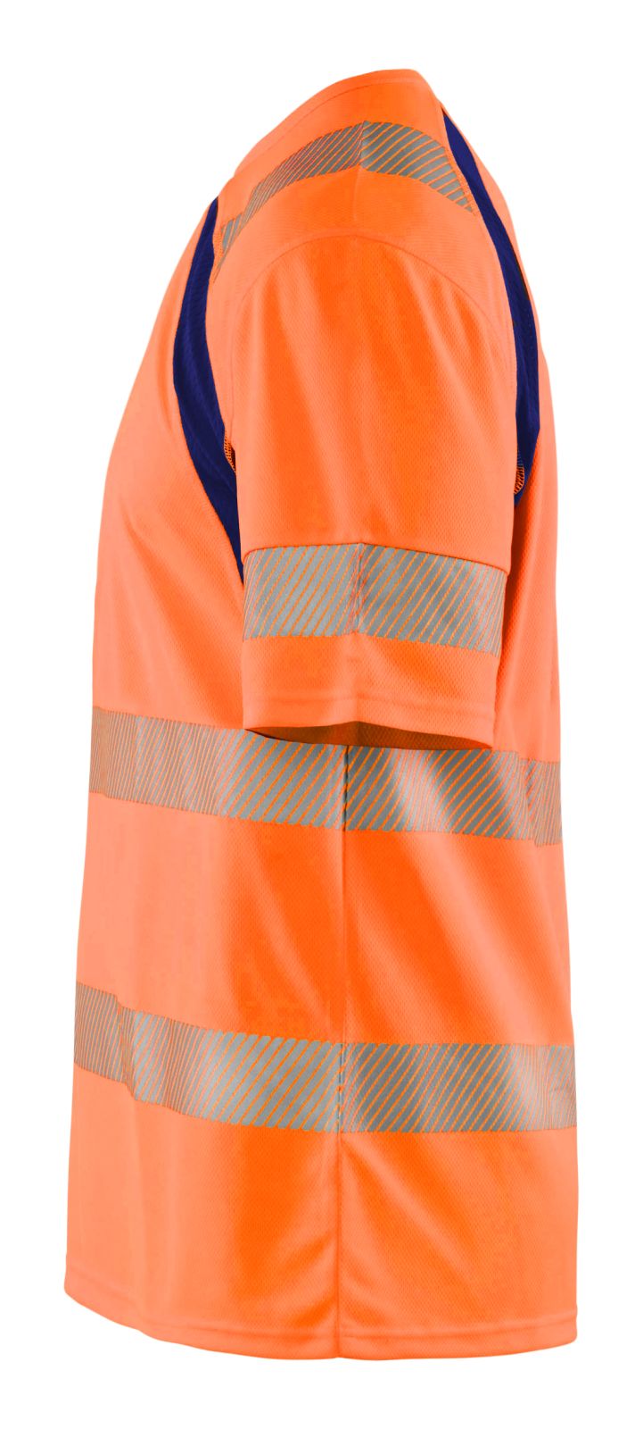 Blaklader T-shirts 33971013 HiVis UPF40+ UV fluo oranje-marineblauw(5389)