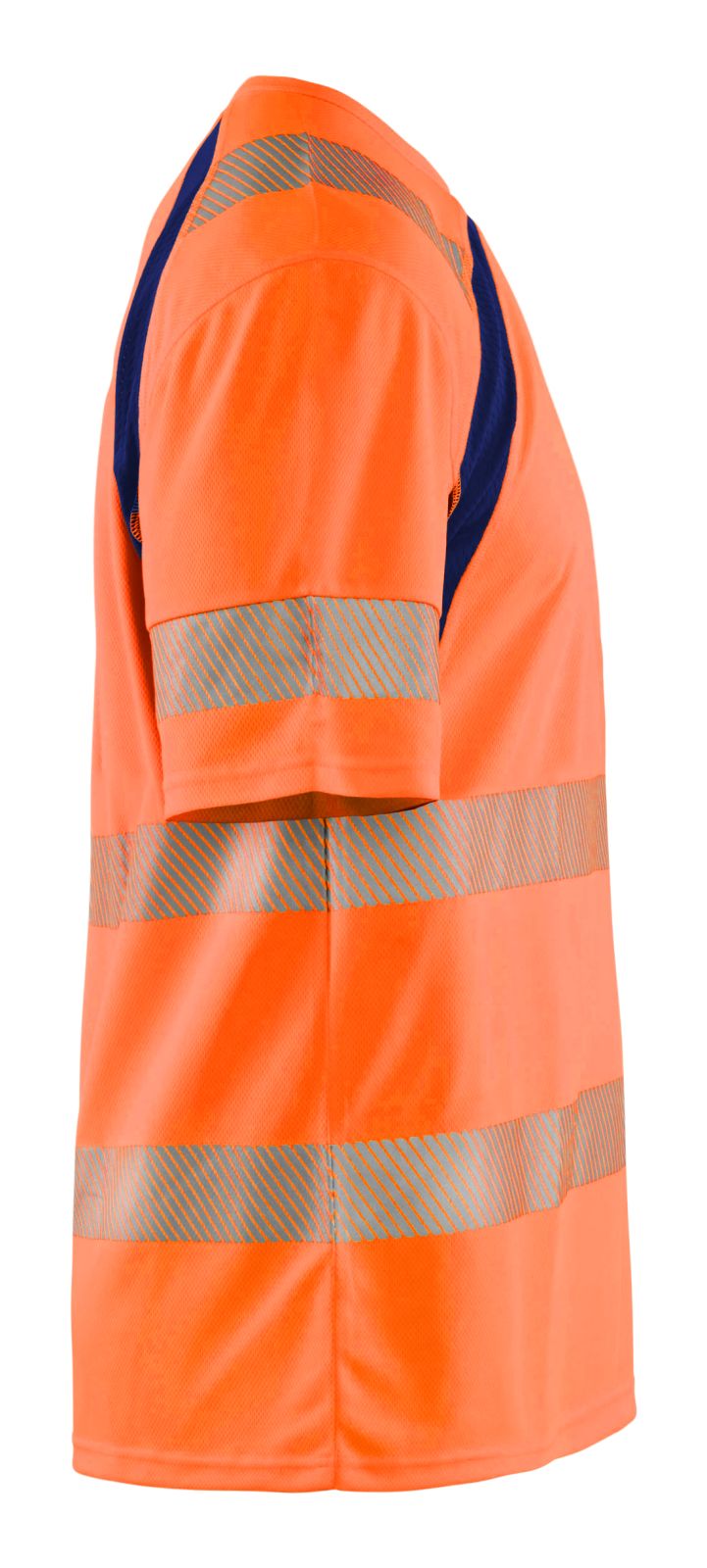Blaklader T-shirts 33971013 HiVis UPF40+ UV fluo oranje-marineblauw(5389)