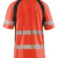 Blaklader T-shirts 33971013 HiVis UPF40+ UV fluo rood-zwart(5599)