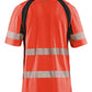 Blaklader T-shirts 33971013 HiVis UPF40+ UV fluo rood-zwart(5599)