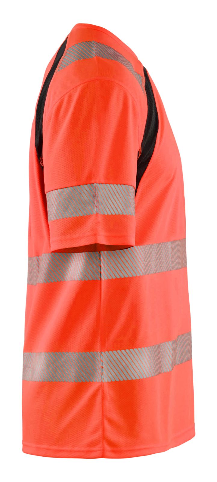 Blaklader T-shirts 33971013 HiVis UPF40+ UV fluo rood-zwart(5599)