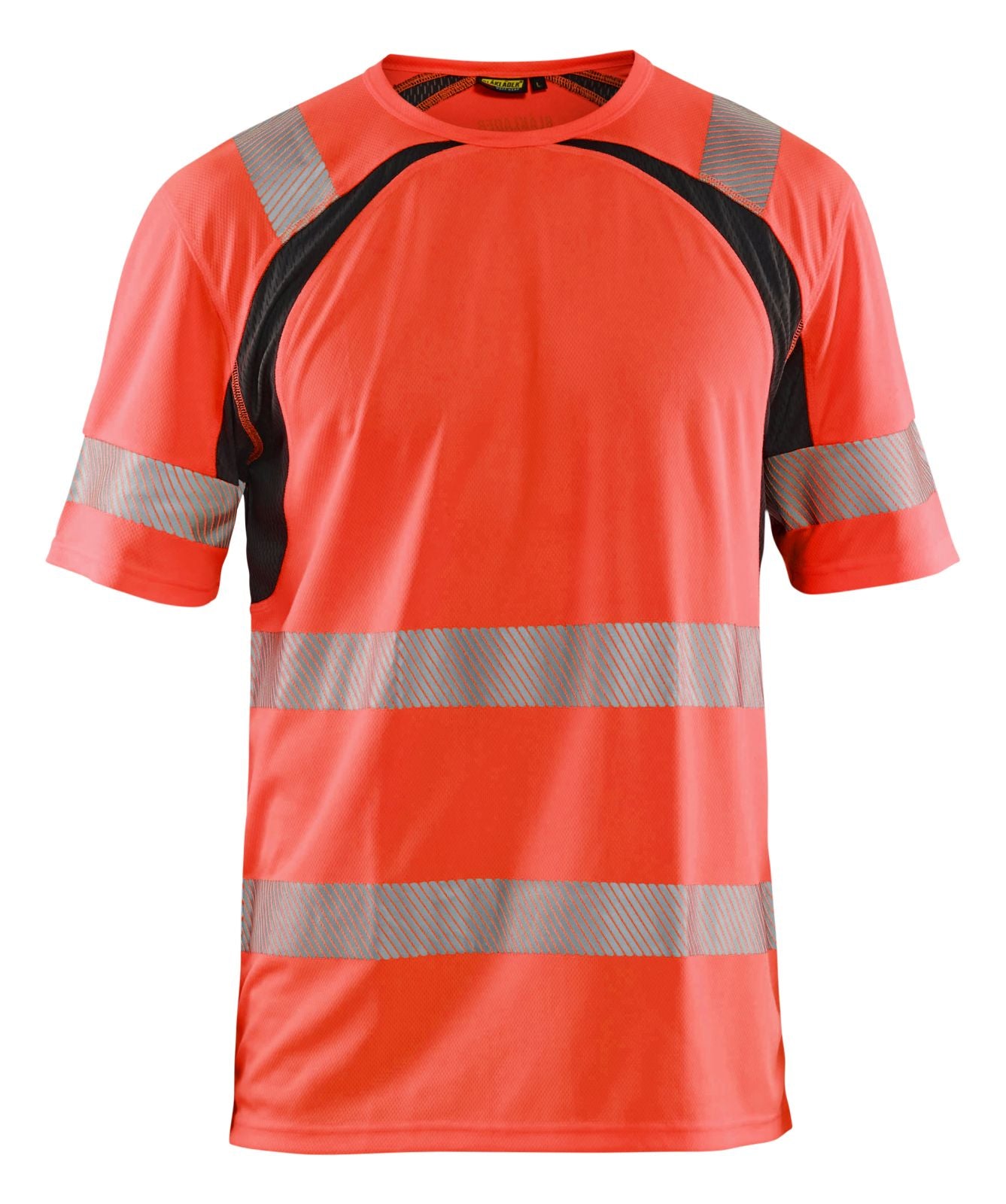 Blaklader T-shirts 33971013 HiVis UPF40+ UV fluo rood-zwart(5599)