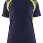Blaklader t-shirts 34021030 marineblauw-fluo geel(8833)