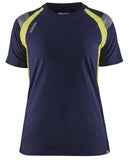 Blaklader t-shirts 34021030 marineblauw-fluo geel(8833)
