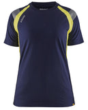 Blaklader t-shirts 34021030 marineblauw-fluo geel(8833)