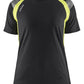 Blaklader T-shirts 34021030 zwart-fluo geel(9933)