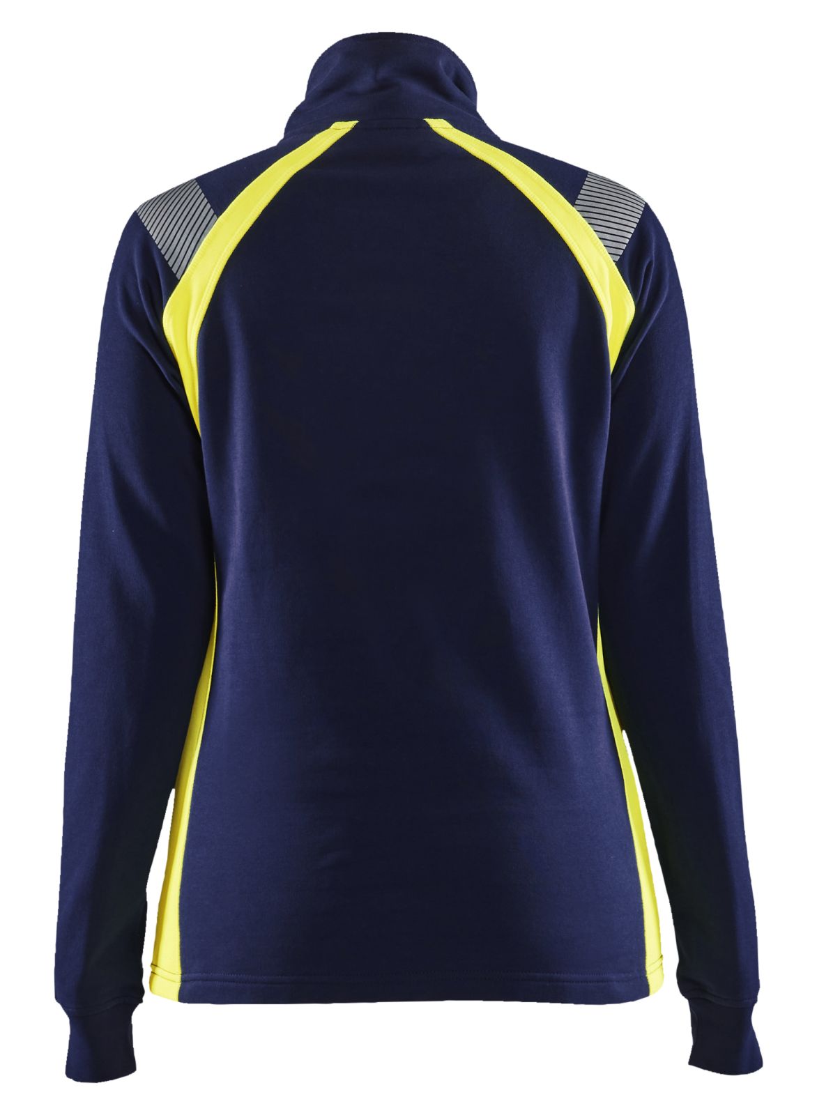 Blaklader Zipsweaters 34031158 marineblauw-fluo geel(8933)