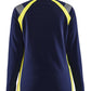 Blaklader Zipsweaters 34031158 marineblauw-fluo geel(8933)