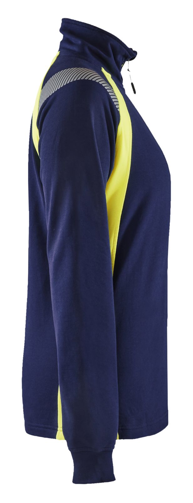 Blaklader Zipsweaters 34031158 marineblauw-fluo geel(8933)