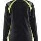 Blaklader Zipsweaters 34031158 zwart-fluo geel(9933)
