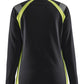 Blaklader Zipsweaters 34031158 zwart-fluo geel(9933)