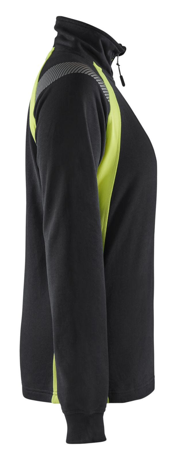 Blaklader Zipsweaters 34031158 zwart-fluo geel(9933)