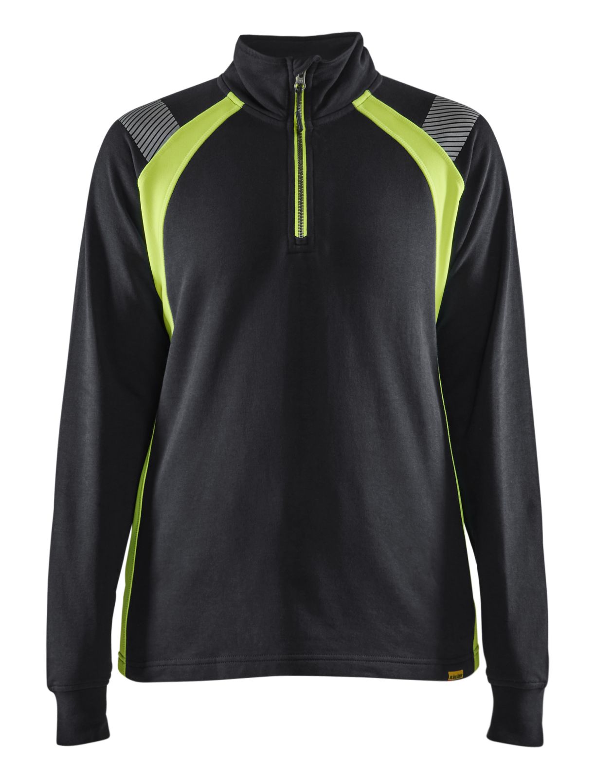Blaklader Zipsweaters 34031158 zwart-fluo geel(9933)