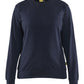 Blaklader Profiel Dames Sweatshirt 34051158 dames ronde hals donker marineblauw(8600)