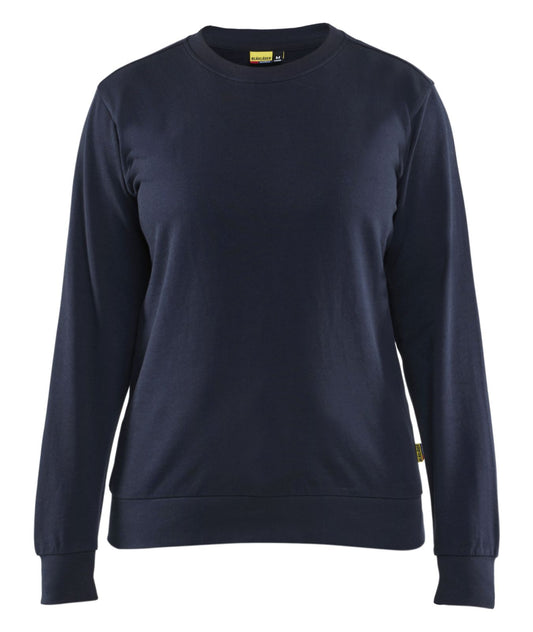 Blaklader Profiel Dames Sweatshirt 34051158 dames ronde hals donker marineblauw(8600)