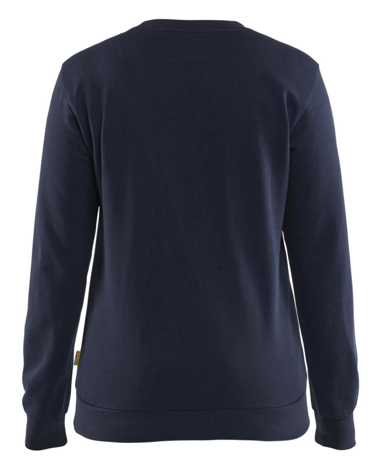 Blaklader Profiel Dames Sweatshirt 34051158 dames ronde hals donker marineblauw(8600)