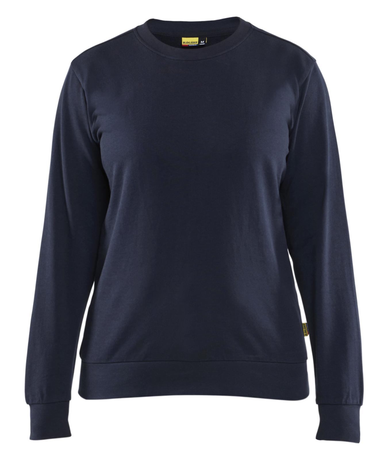 Blaklader Profiel Dames Sweatshirt 34051158 dames ronde hals donker marineblauw(8600)