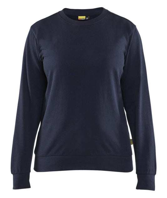 Blaklader Profiel Dames Sweatshirt 34051158 dames ronde hals donker marineblauw(8600)