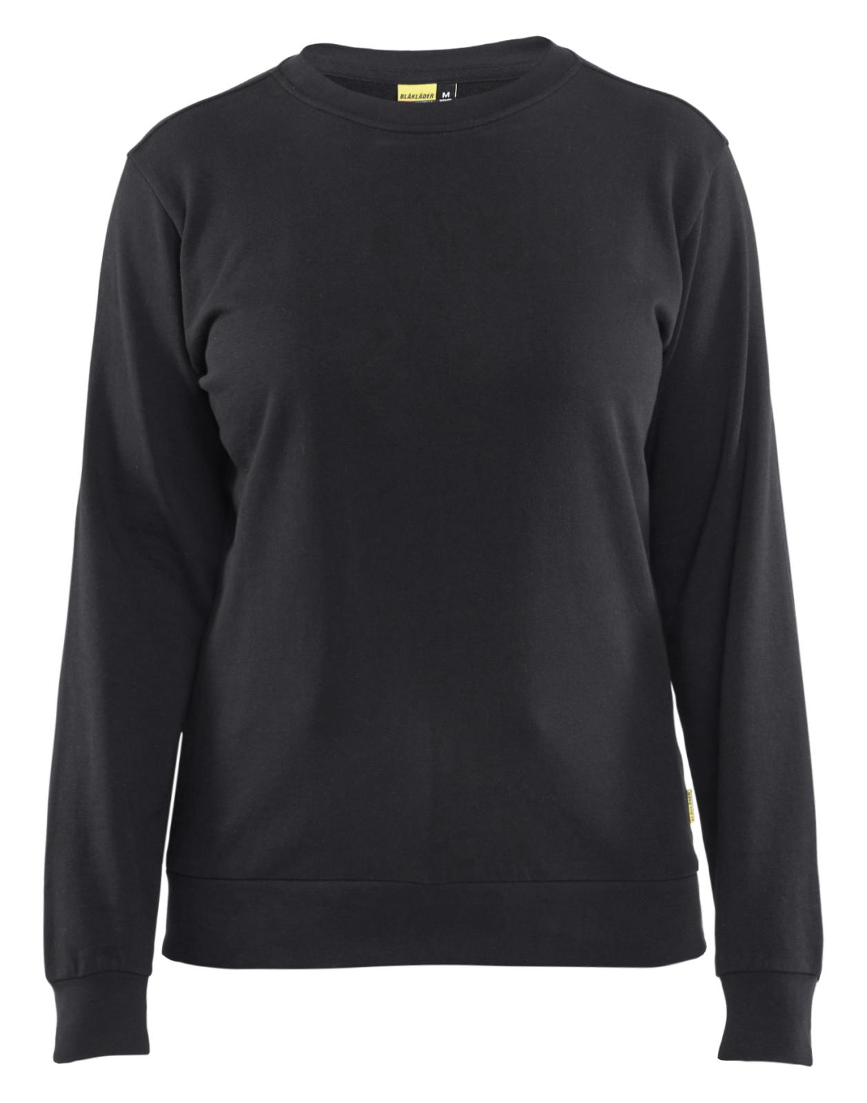 Blaklader Profiel Dames Sweatshirt 34051158 dames ronde hals zwart(9900)