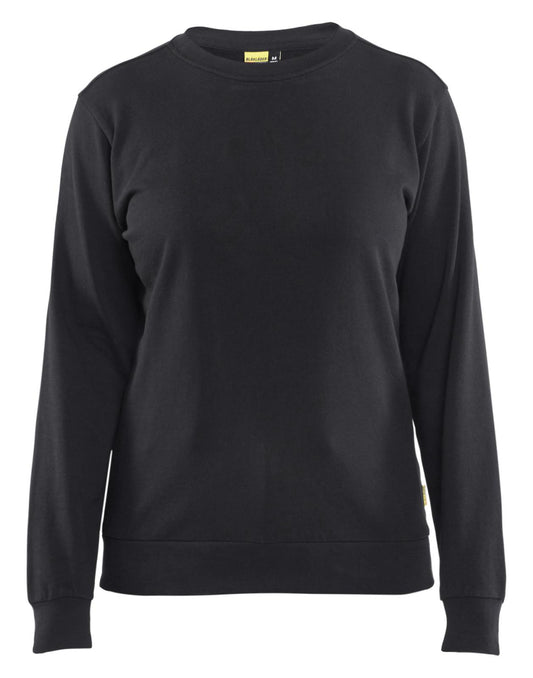 Blaklader Profiel Dames Sweatshirt 34051158 dames ronde hals zwart(9900)
