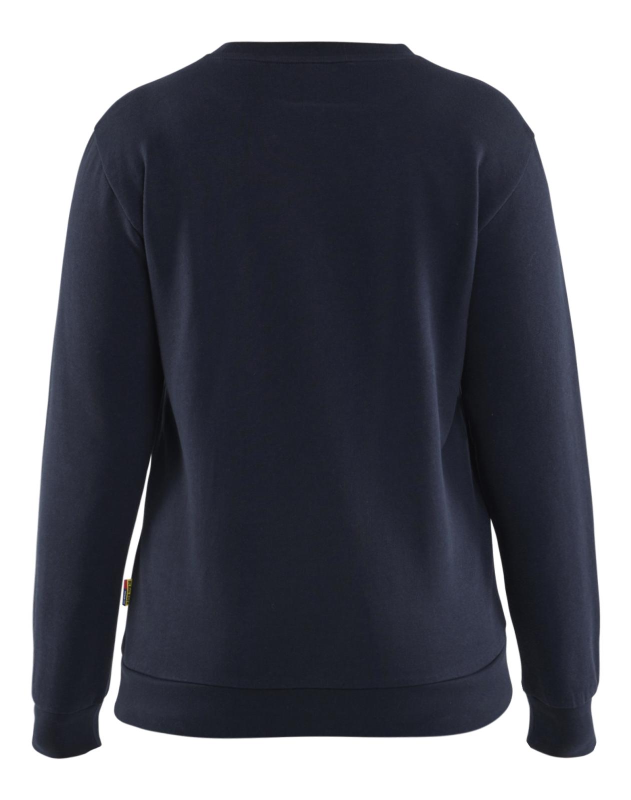 Blaklader Bi-Colour Sweaters 34081158 donker marineblauw-fluo geel(8633)